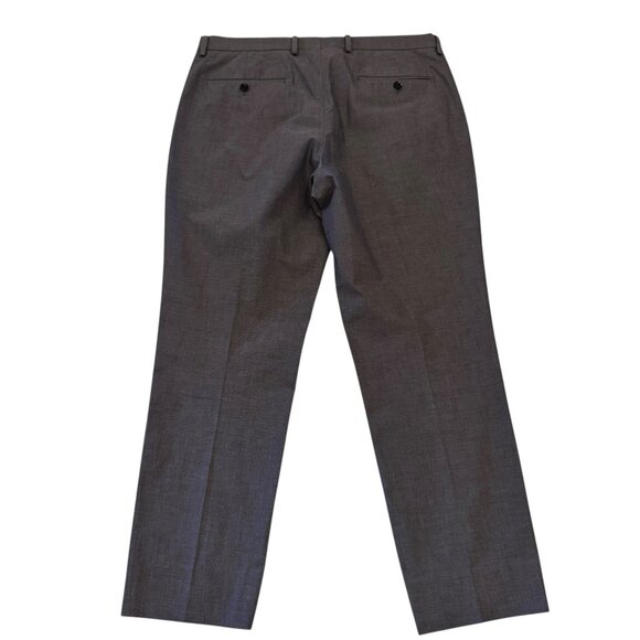 Like new EXPRESS Slim Stretch Cotton-Blend Suit Pant in Light Gray 32 x 28.25 - Picture 2 of 8